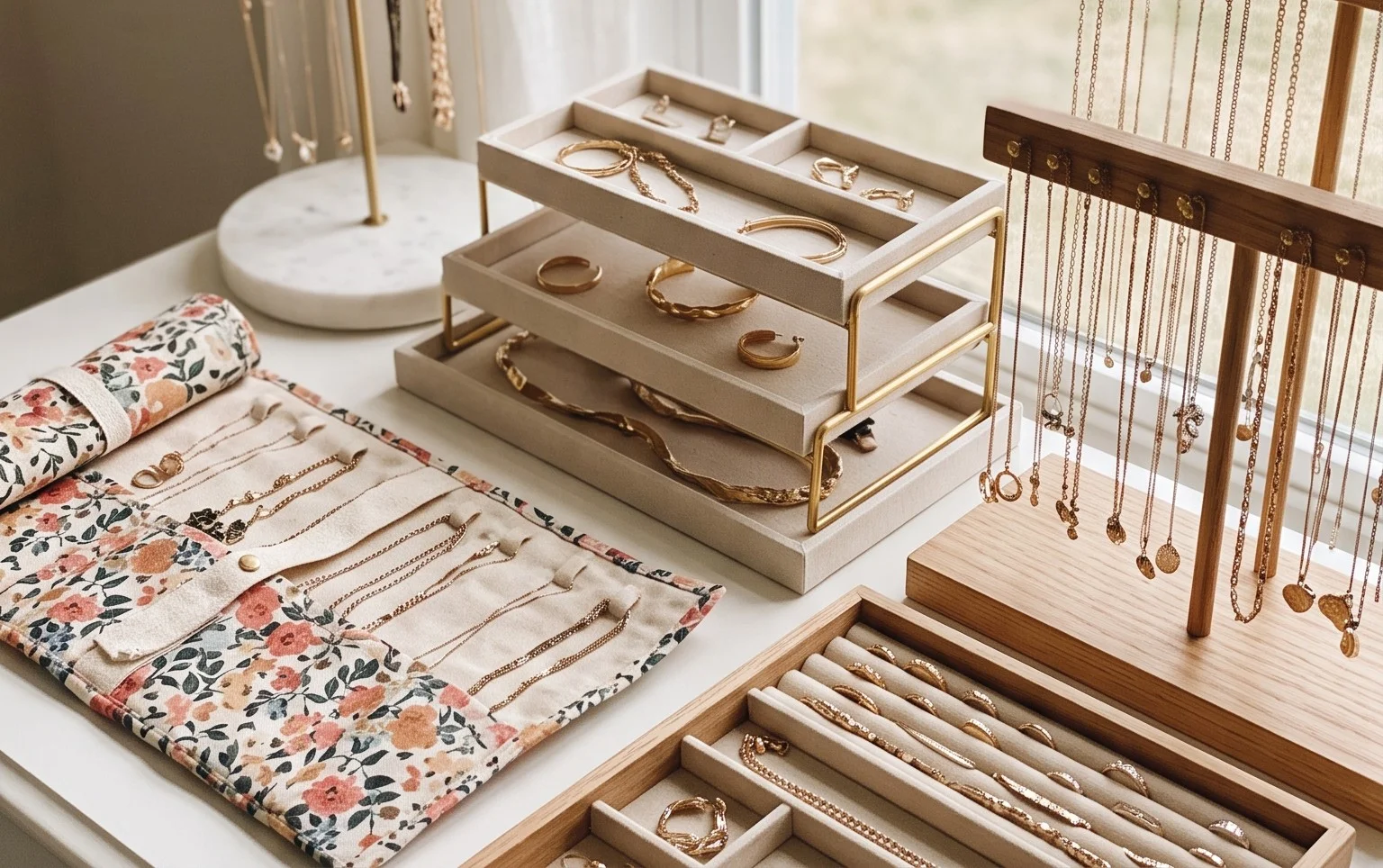 New Jewelry Organizers and DIY Jewelry Organization Ideas